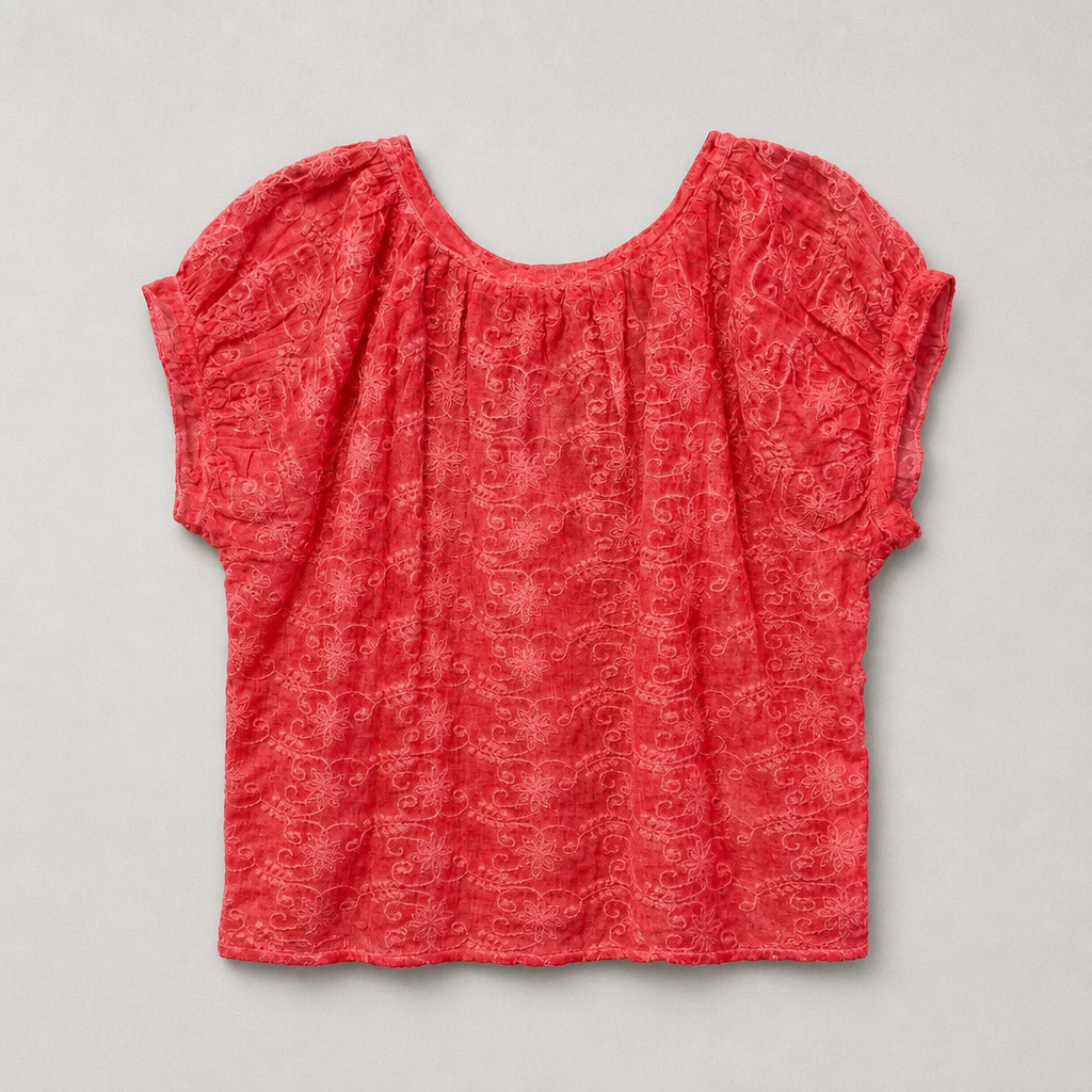 Dior Blouse - Hot Red - Gossip - 3