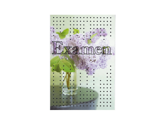 Dubbelt Kort Examen Silverprickar