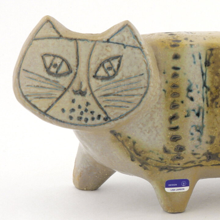 Lisa Larson (Large Zoo 1957) Captivating Cat 33/12 cm (6)