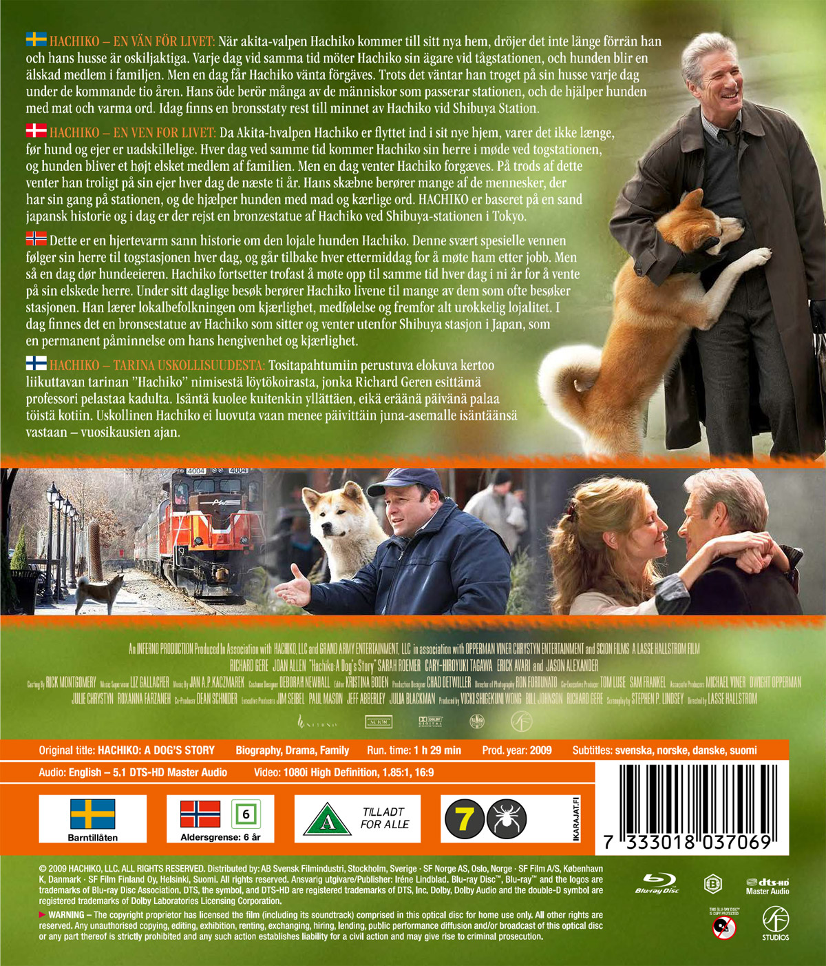 Hachiko - En Vän För Livet (Blu-ray) - 2