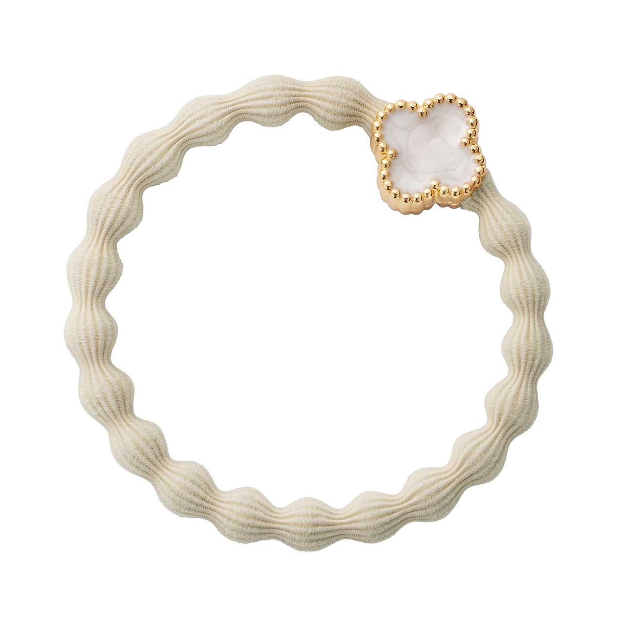 By Eloise Enamel gold quatrefoil vanilla