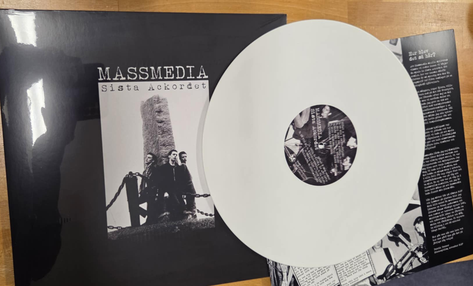 MASSMEDIA - Sista Ackordet (album) vit vinyl - 2