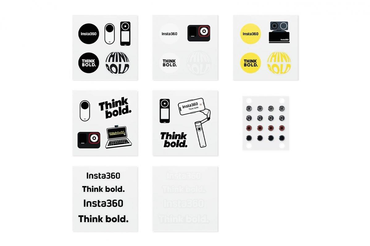 Insta360 Button Sticker Set