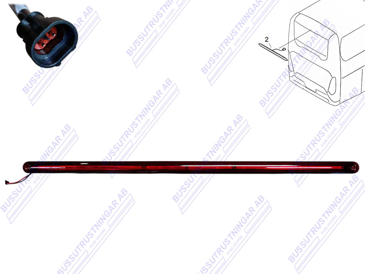 Bromsljus LED Scania higer - 2