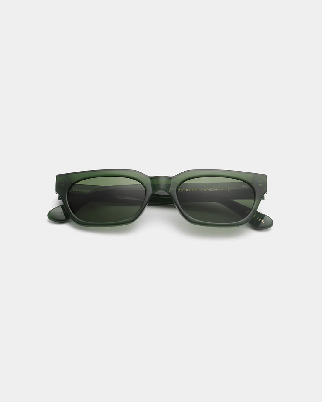 A Kjaerbede solglasögon Bror dark green transparant - 2