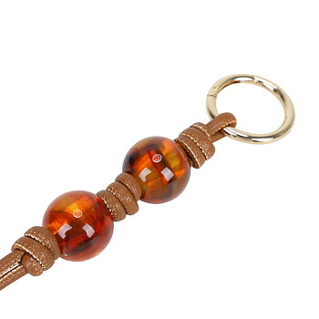 Ulrika Design - Charm Key Ring Cognac