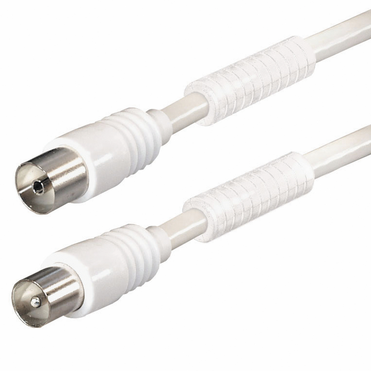 Qbulk Antennkabel 90dB 100Hz, 10m, vit - 2