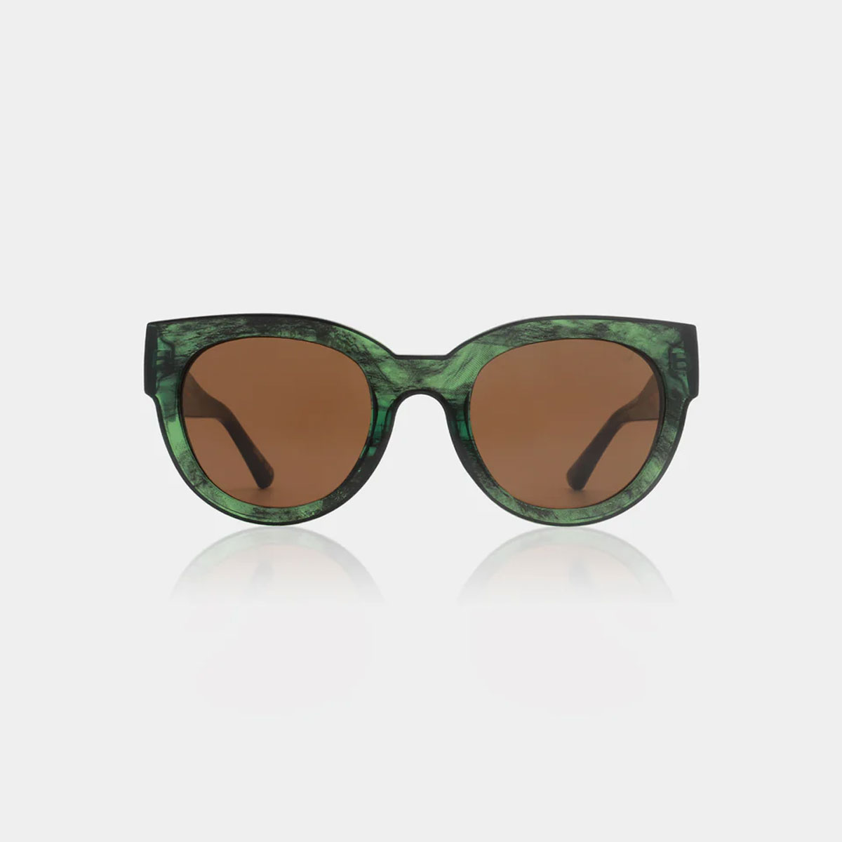 A Kjaerbede sunglasses Lilly green marble transparent