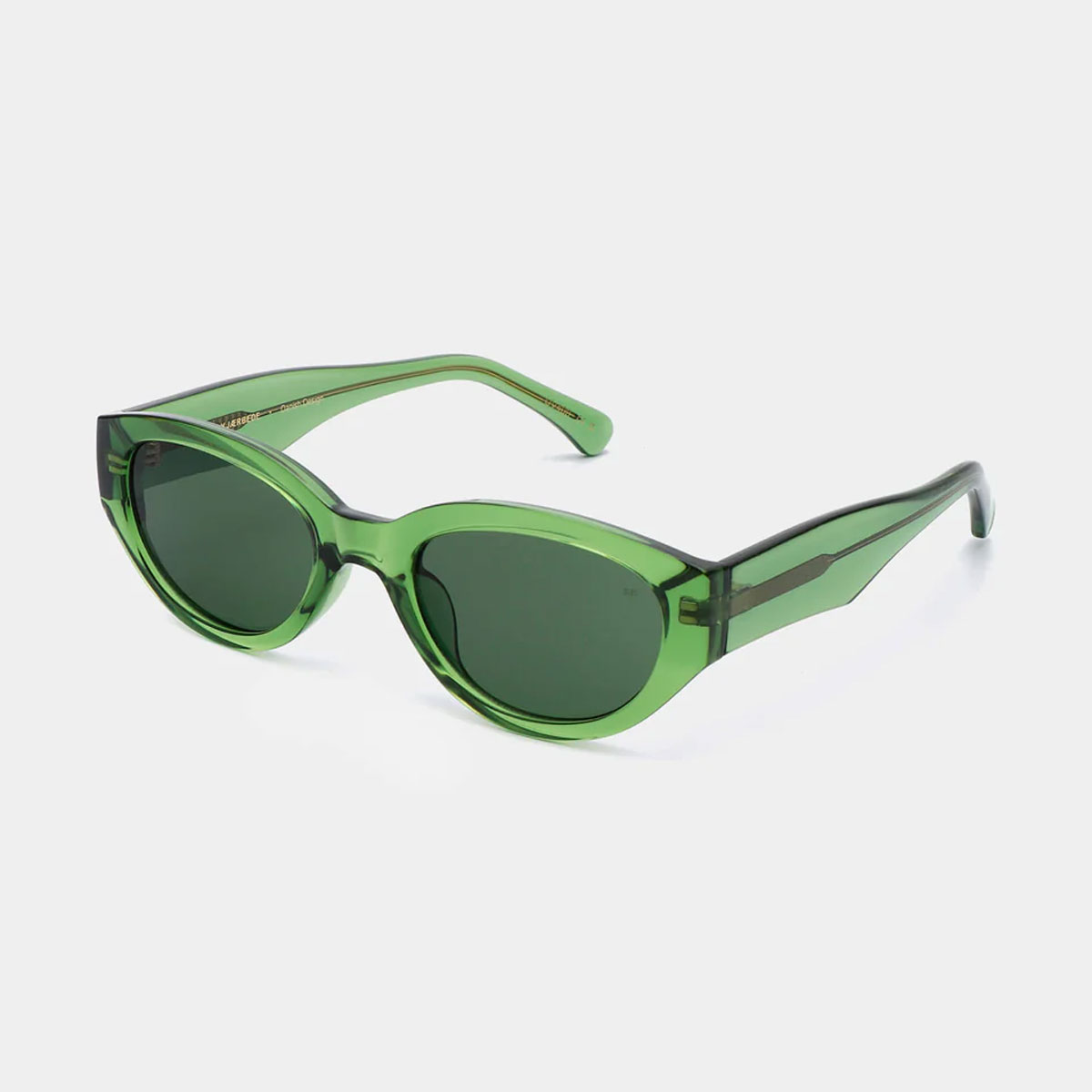 A Kjaerbede sunglasses Winnie light olive transparent - 2