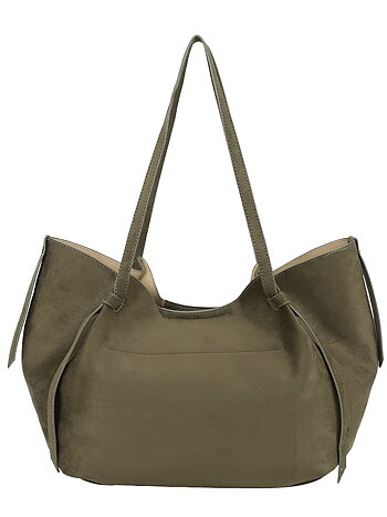 Ulrika Design - Shopper Suede Oliv