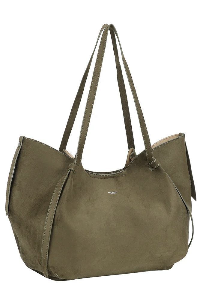 Ulrika Design - Shopper Suede Oliv - 3