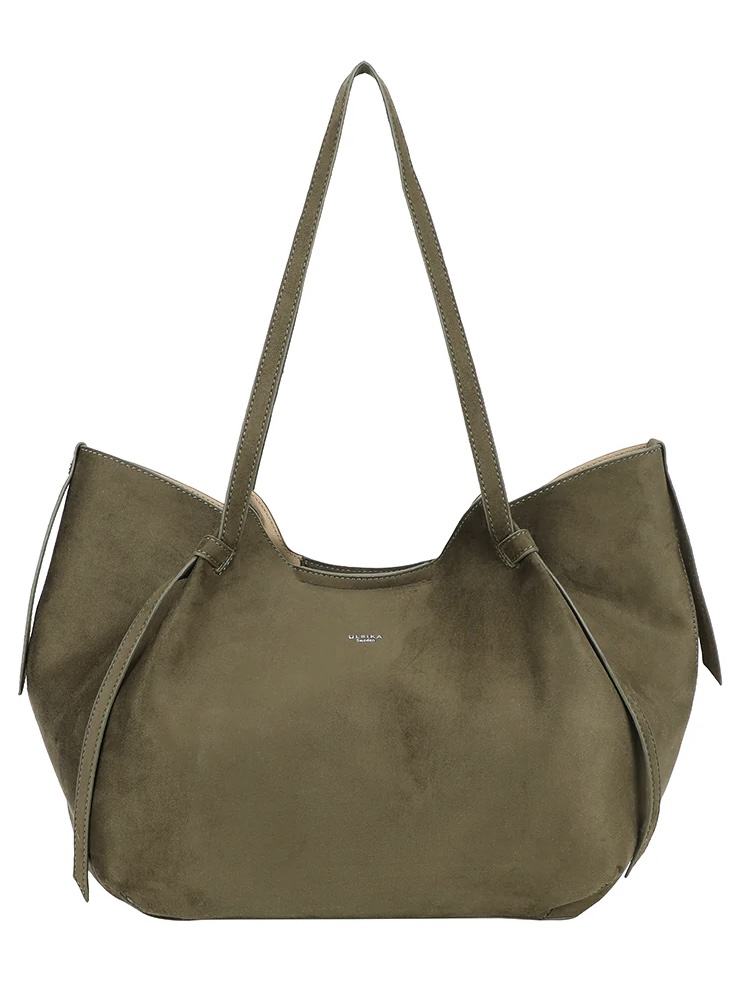 Ulrika Design - Shopper Suede Oliv