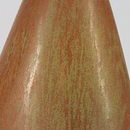 Gunnar Nylund (AUK 1950s) Brown Swelling Gape Vase 19 cm