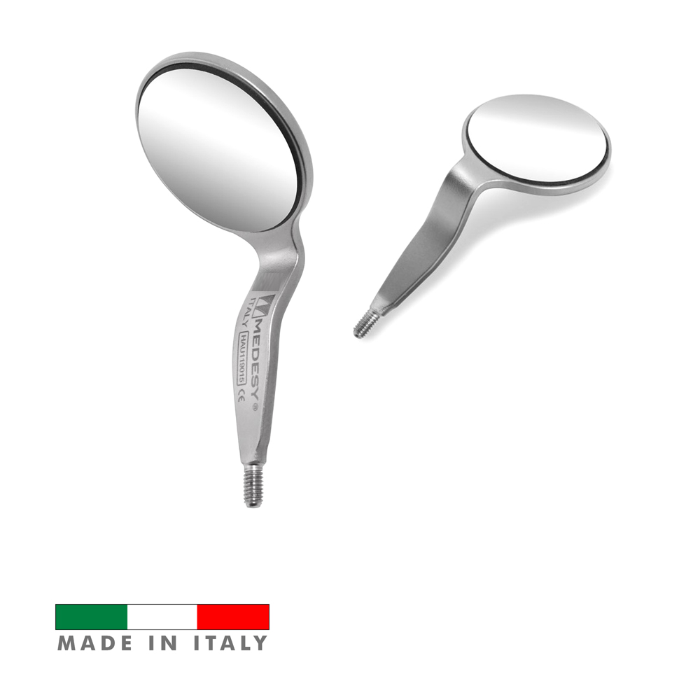 Medesy FS-Rhodium Double Side Mouth Mirrors #4, 6st.