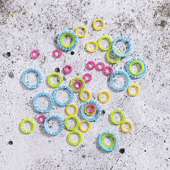 Stickmarkörer i olika storlekar