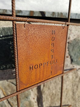 Trädgårdsskylt - Hoppfull