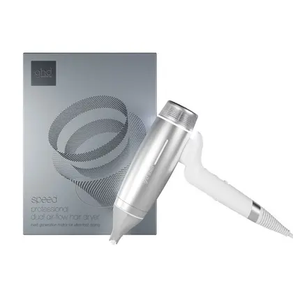 ghd Speed - Hair Dryer Silver White