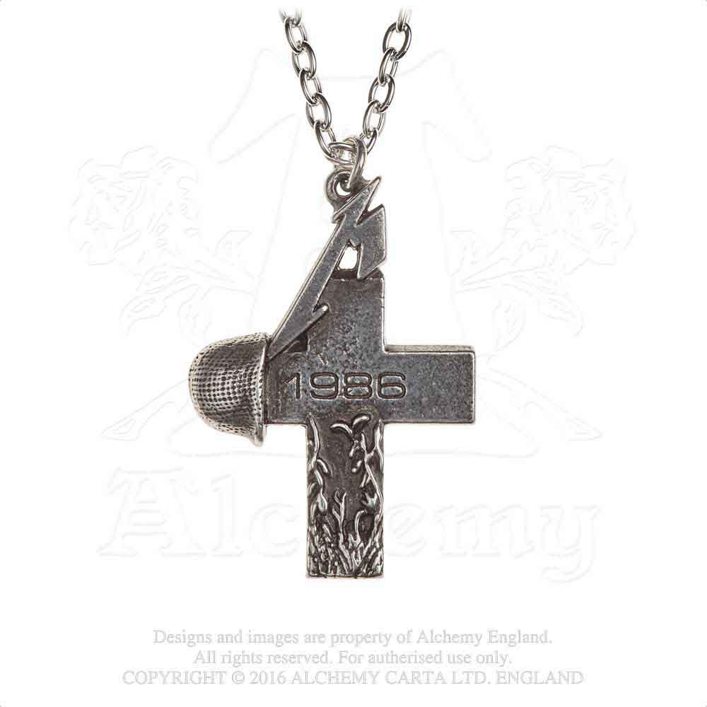 Necklace: Metallica - Master of Puppets 1986 Cross