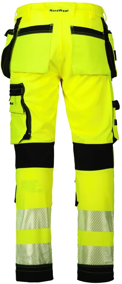 NordWear 2902 Varselbyxa Helstretch Gul/Svart - 2