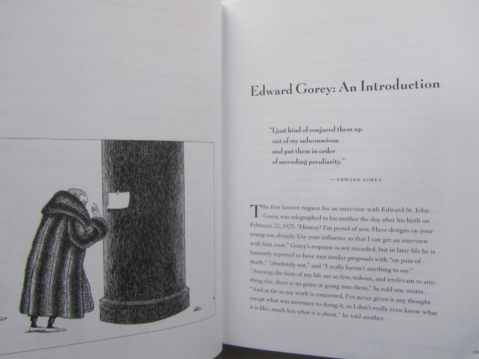 Ascending Peculiarity: Edward Gorey on Edward Gorey - 5