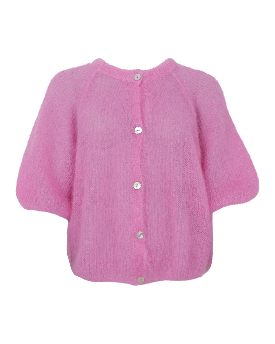 Kofta Bjoerk mohair rosa