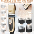 Ammattimainen koiran ja kissan karvojen trimmeri - Kulta - Grooming Hair Clipper (karvanleikkuri) - 4