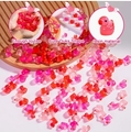 Uutuus 100 kpl Tiny Ducks Luminous Pink Style Set Koriste Realistinen muoto Kestävä hartsi Ihana Ducks joulun syntymäpäiväjuhliin Lasten päivä - 4