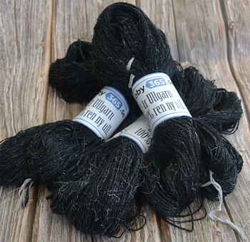 Hobby365:s egna 2-trådiga Ullgarn Antracit 100 gram