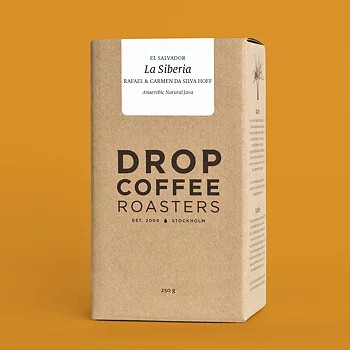 Drop Coffee - La Siberia Anaerobic Natural Java - El Salvador -  Ljusrostade hela kaffebönor - 250g