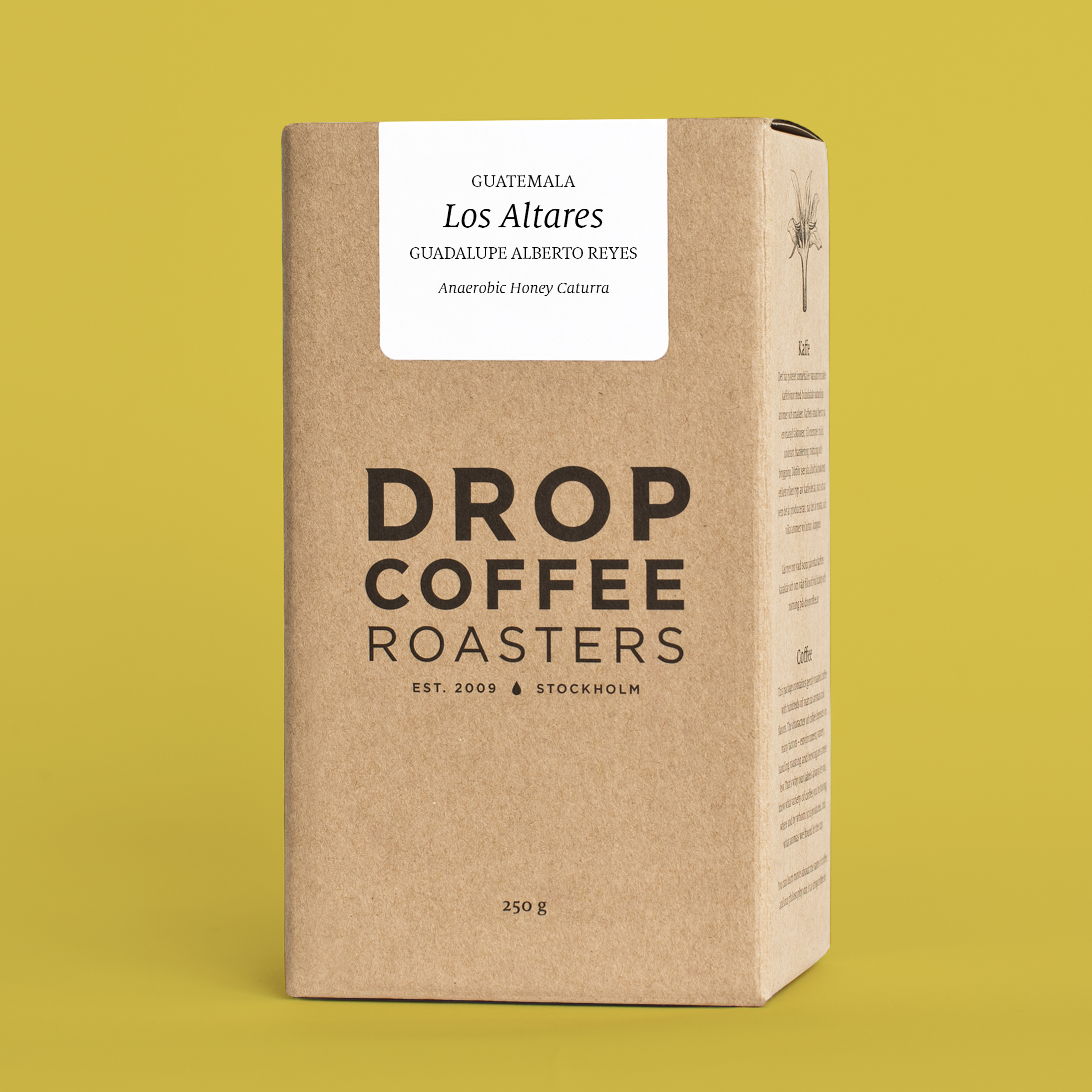 Drop Coffee - Los Altares - Anaerobic  Honey Caturra - Guatemala -  - Ljusrostade kaffebönor - 250g