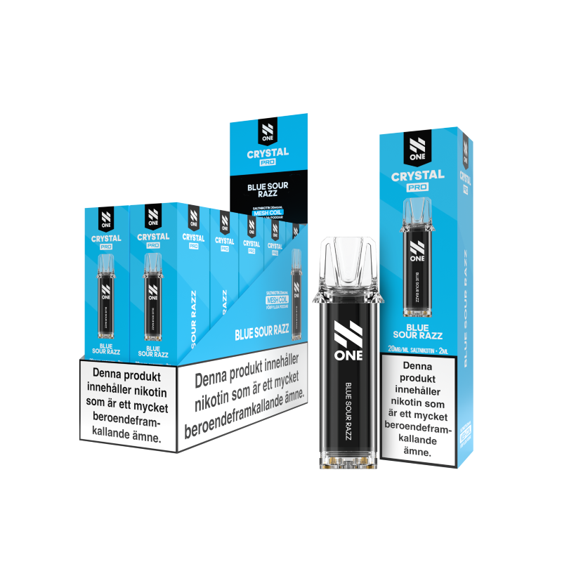 N One Crystal PRO Pod – Blue Sour Razz - 2