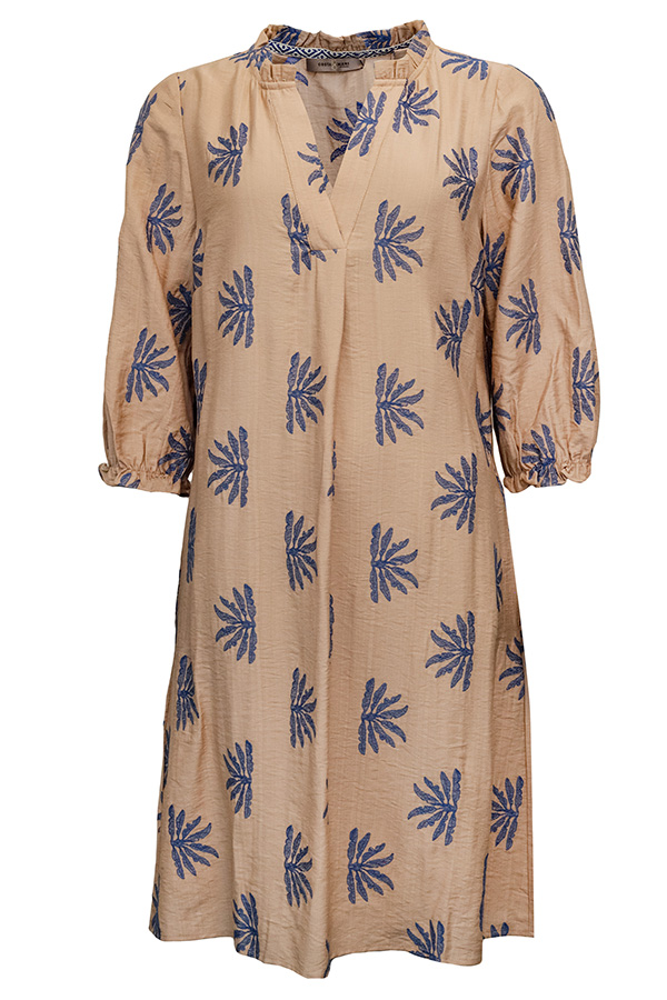 Costamani - Miley Dress Sand / Blue Pattern - 2