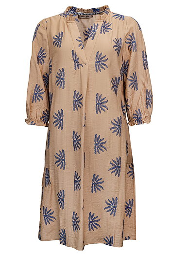 Costamani - Miley Dress Sand / Blue Pattern