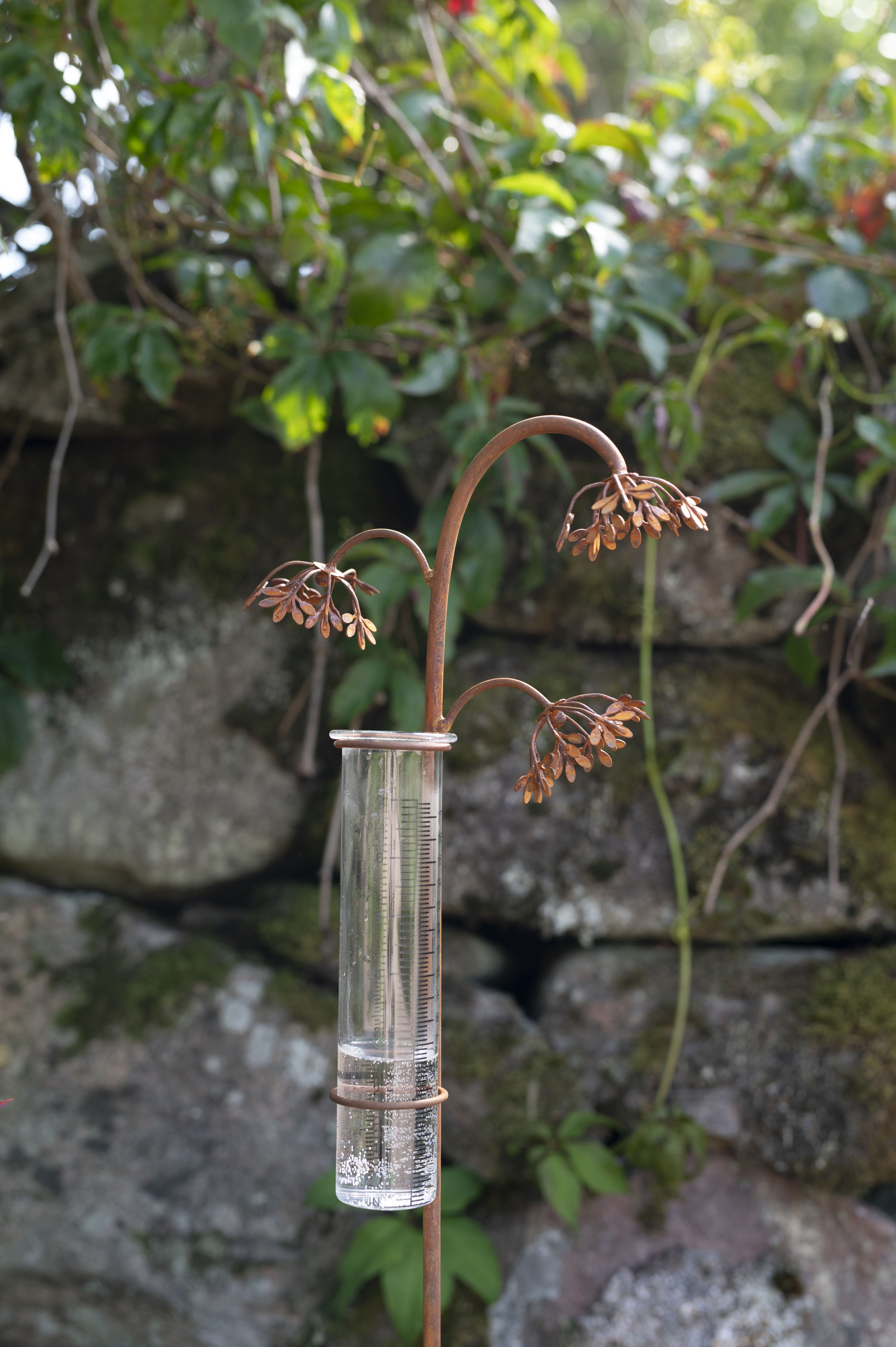 Regnmätare - Blomma - Rost - 100 cm