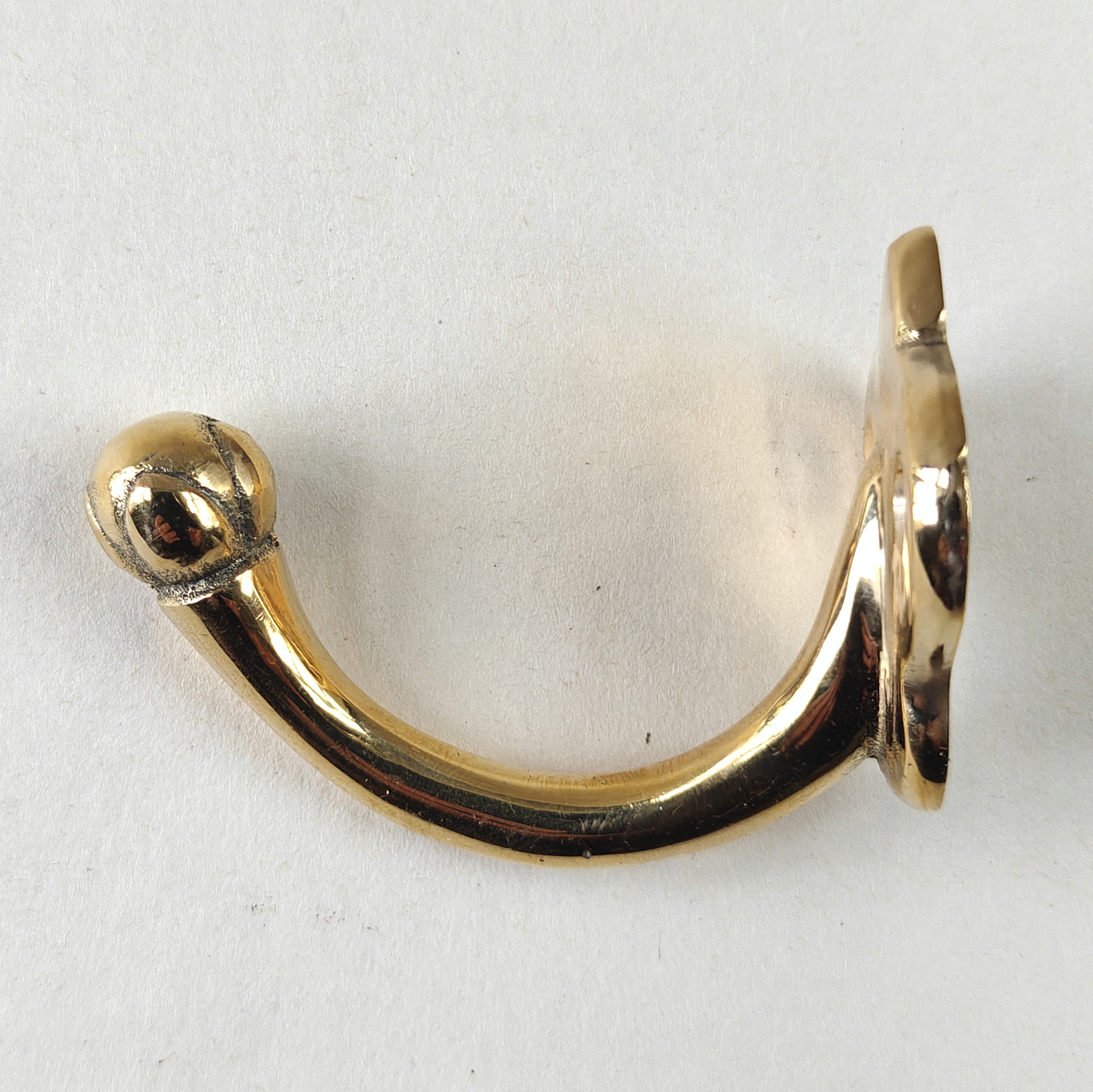 Wardrobe hook brass - 2