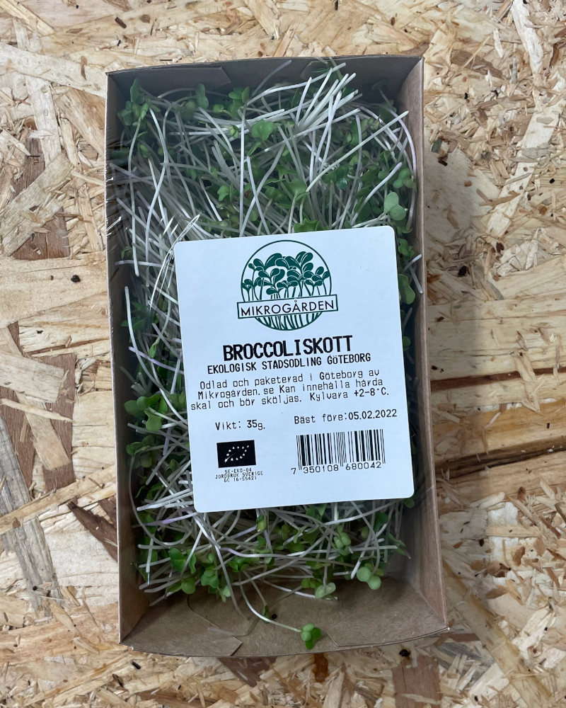 Mikrogården Broccoliskott EKO 50g