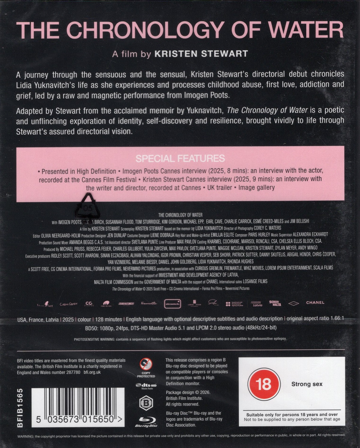 The Chronology of Water (ej svensk text) (Blu-ray) - 2
