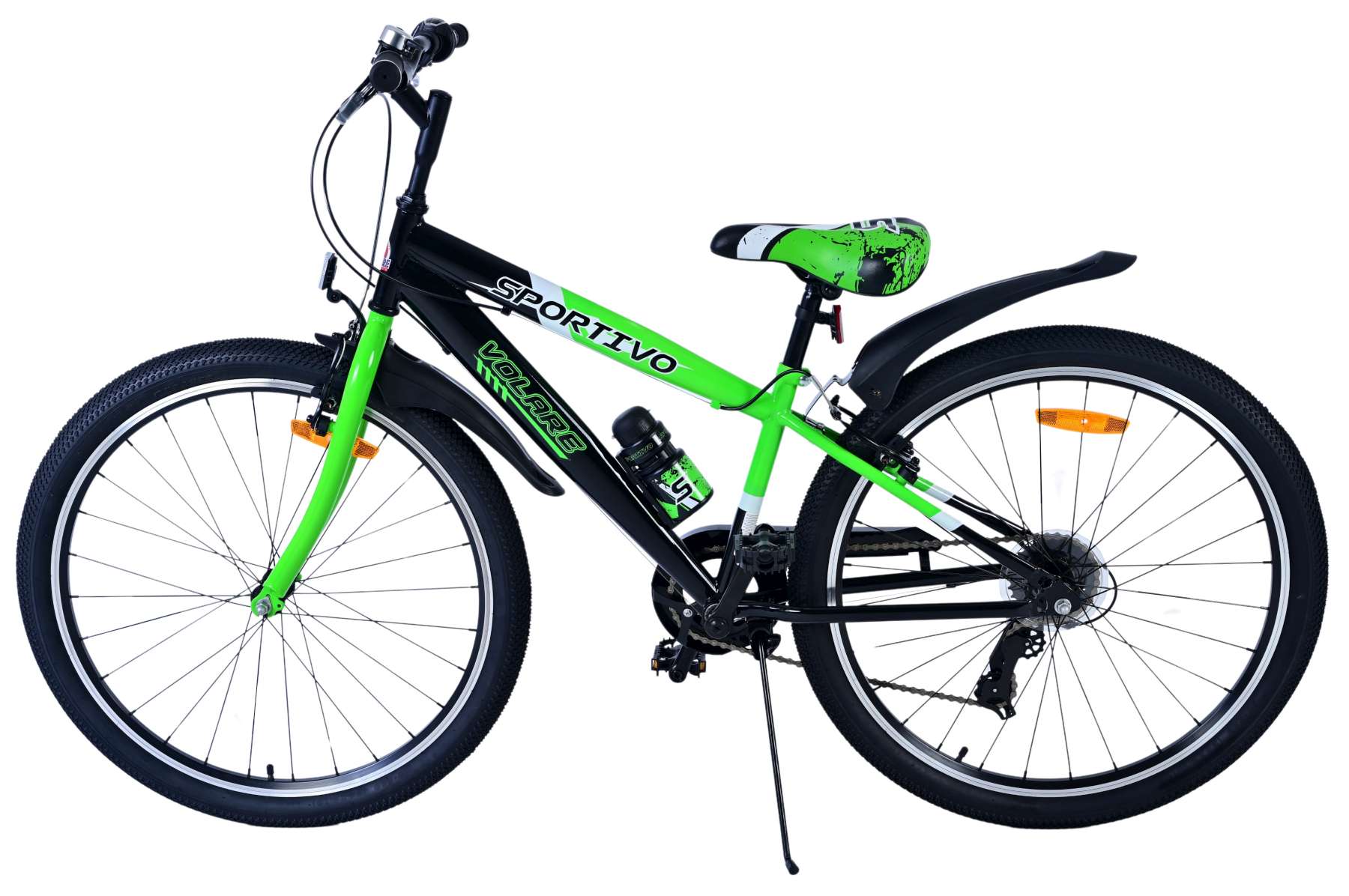 Barncykel Volare Sportivo 26 tum – 7 växlar Grön för barn 9–12 år - 3