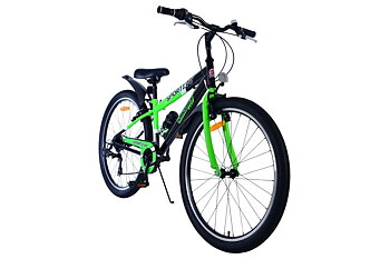 Barncykel Volare Sportivo 26 tum – 7 växlar Grön för barn 9–12 år