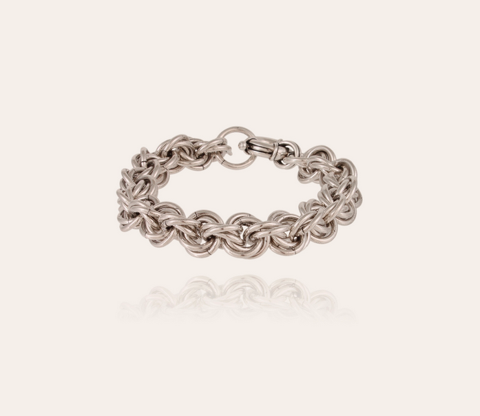 Maille Rond Entrecroisé Armband Large Stl
