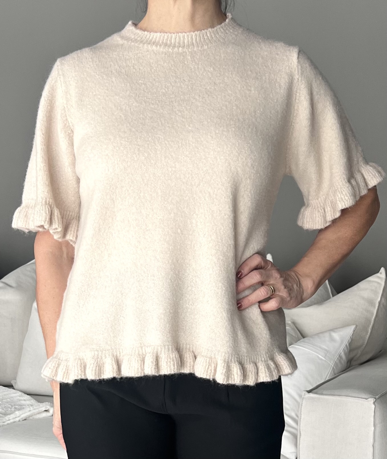 Marta Tröja Briala Knit Beige
