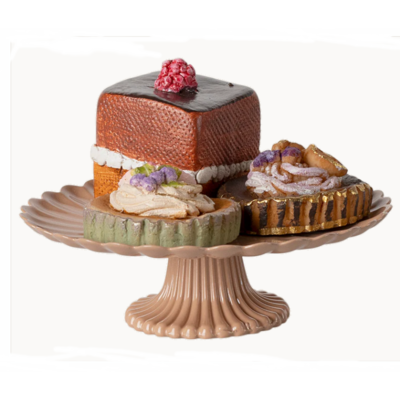 MAILEG CAKES & CAKESTAND/KAKOR & KAKFAT MINI 