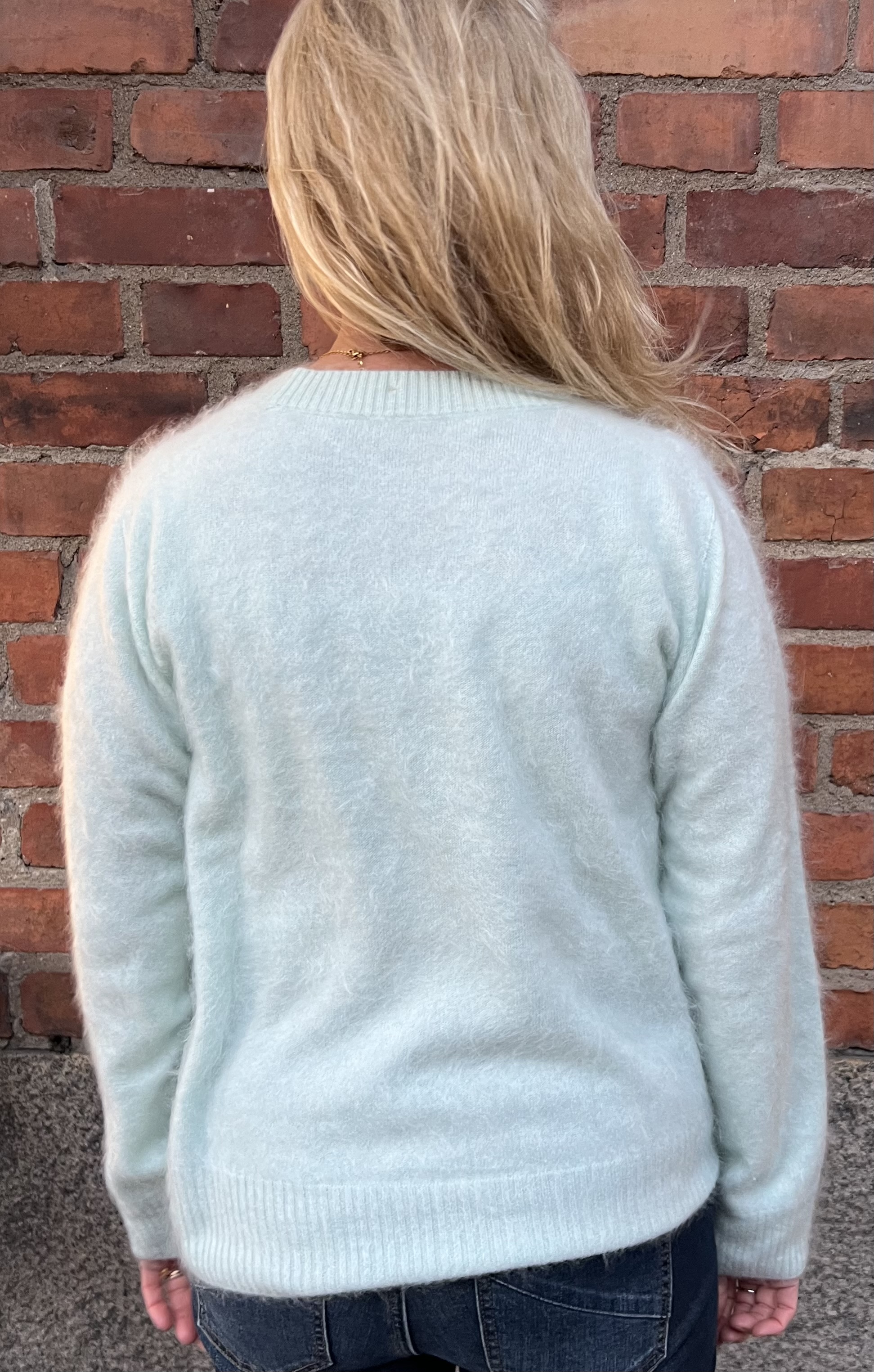 Athen borstad cashmere tröja - 3