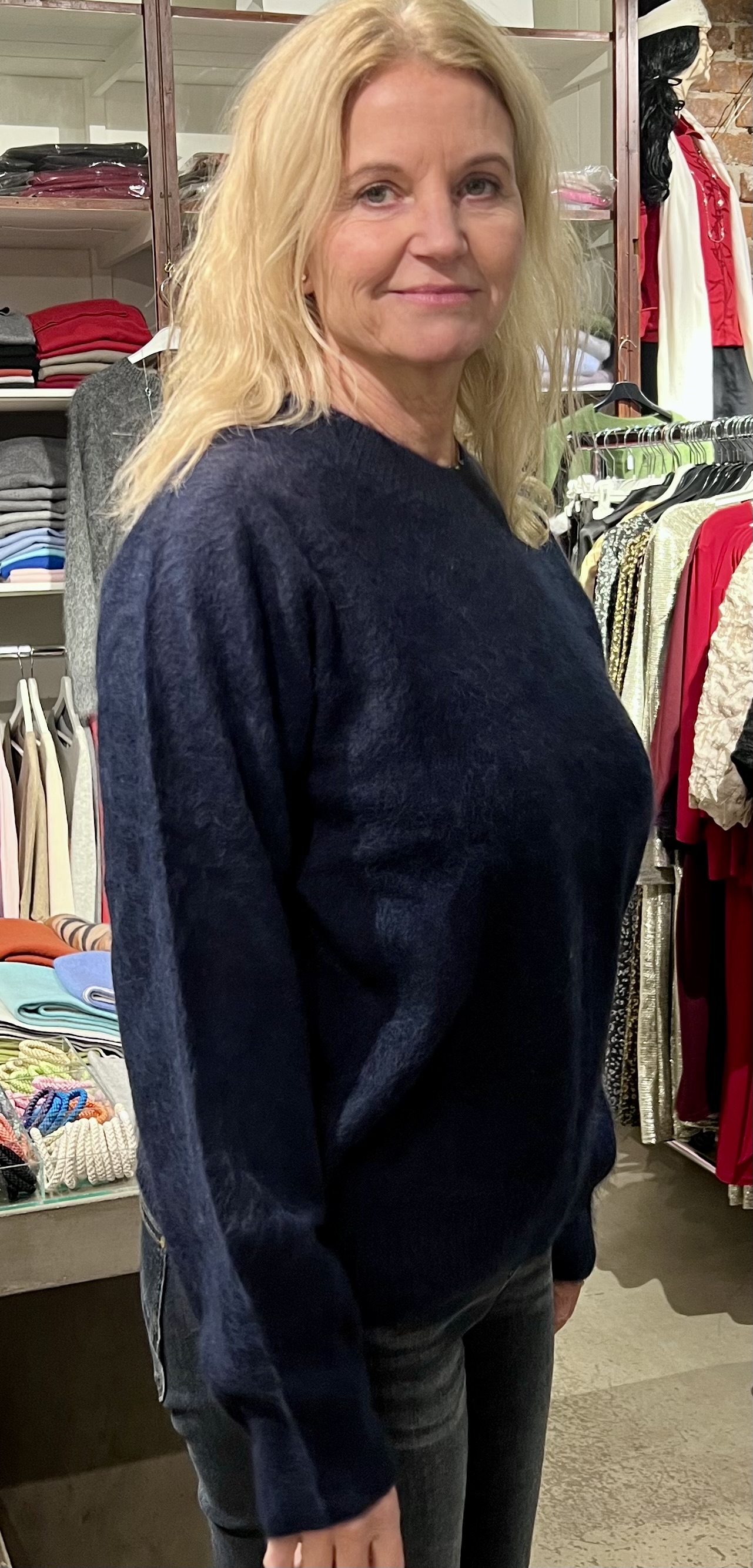 Athen borstad cashmere tröja - 5