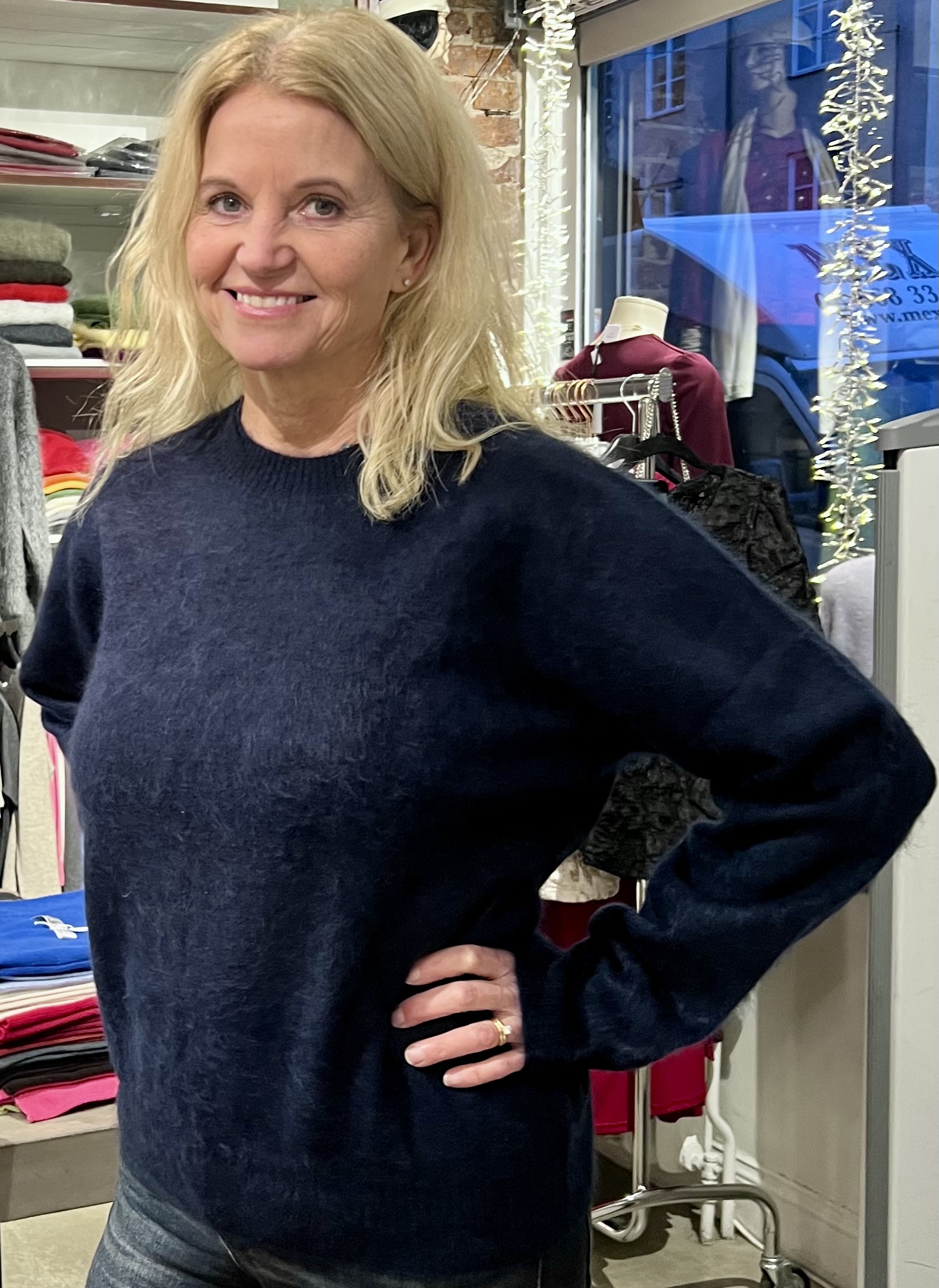 Athen borstad cashmere tröja - 4