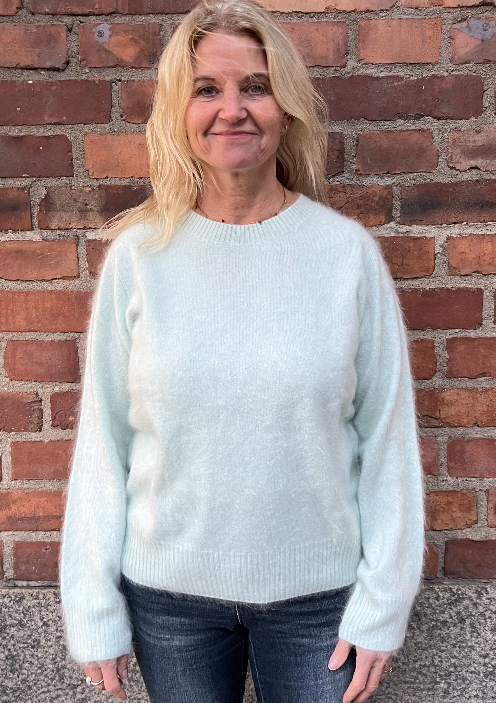 Athen borstad cashmere tröja - 2
