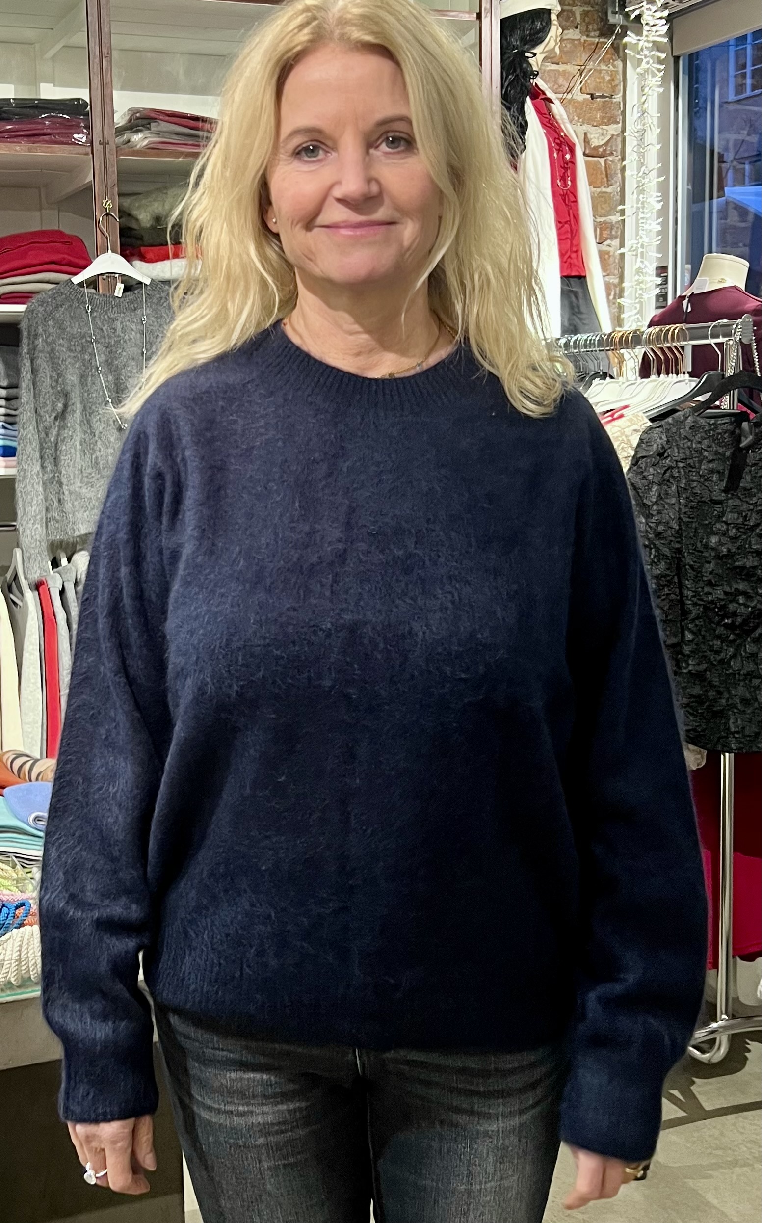 Athen borstad cashmere tröja - 6
