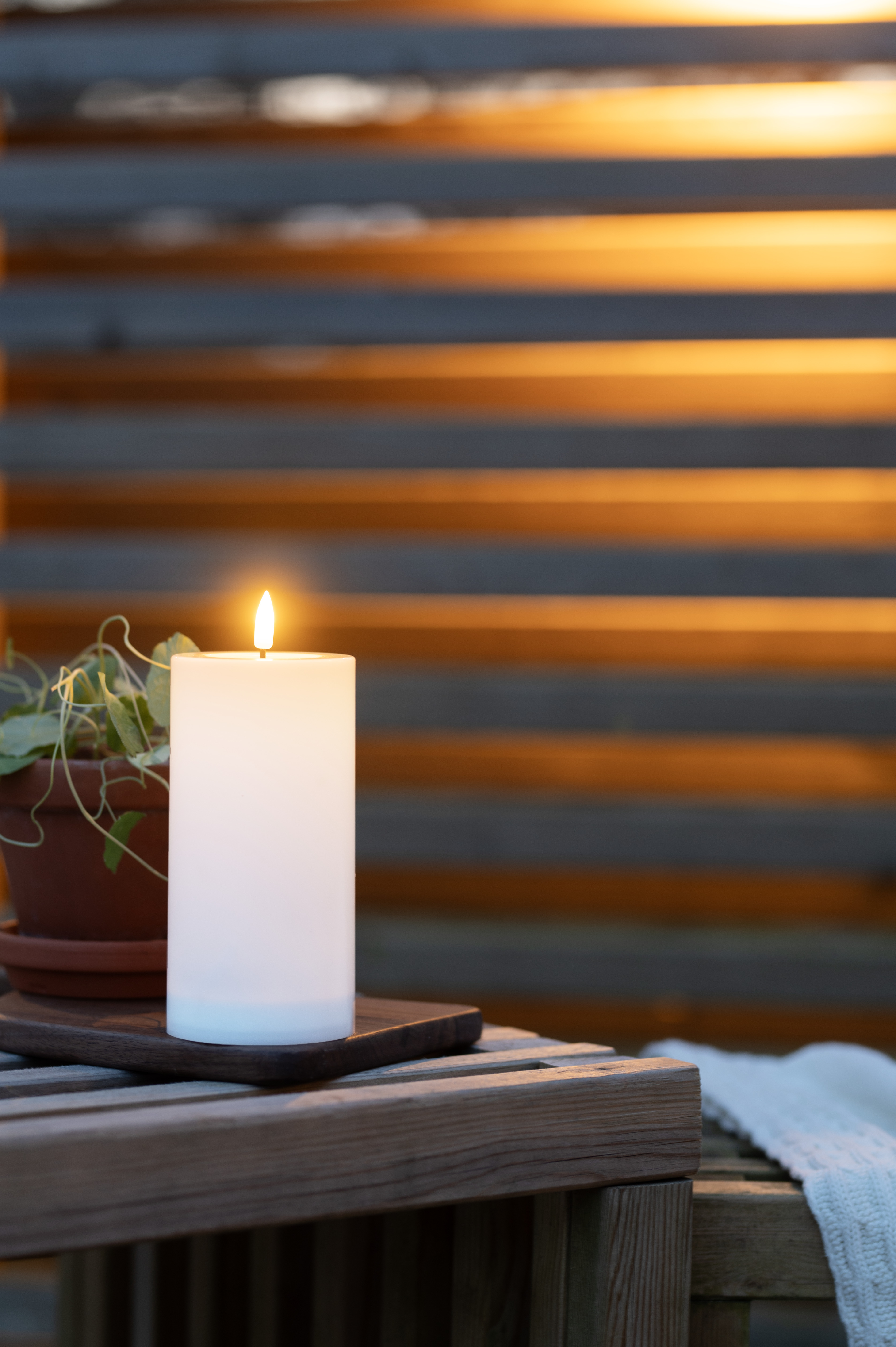 Solar light Flame - Candlelight - 17,5 cm - 7