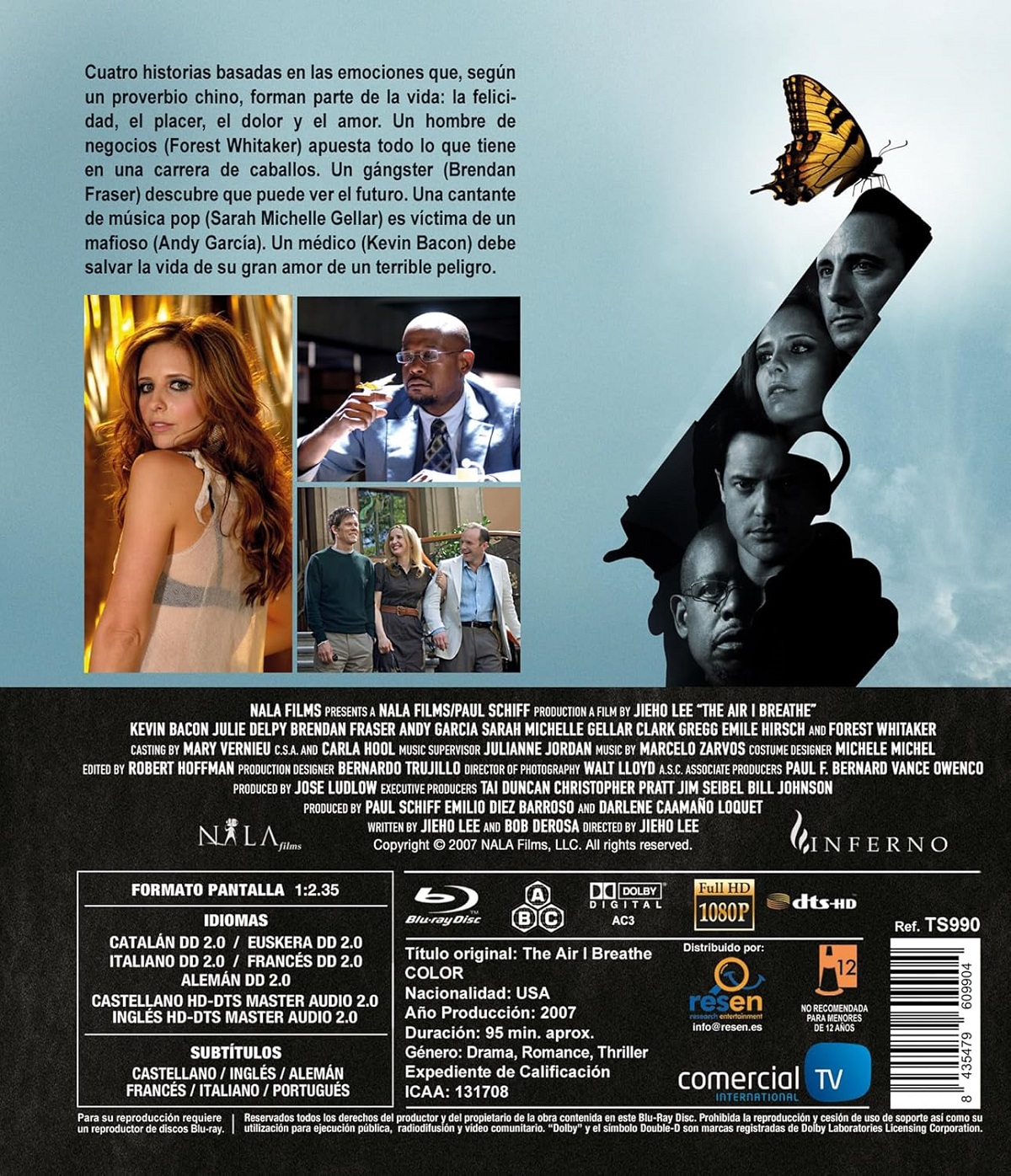 The Air I Breathe (ej svensk text) (Blu-ray) - 2