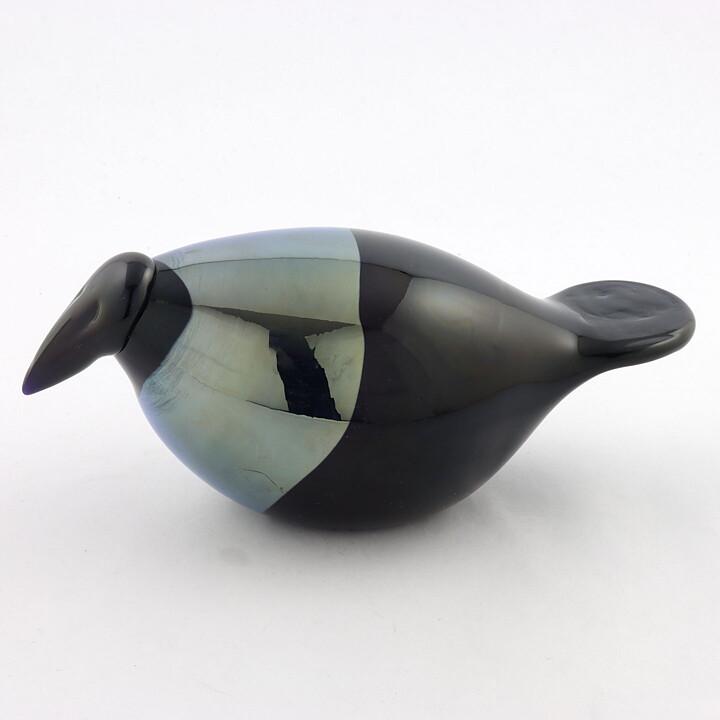 Oiva Toikka (1982) Crow (Varis) Glass Bird 22/10 cm